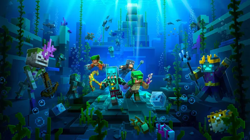 Minecraft game server hosting background
